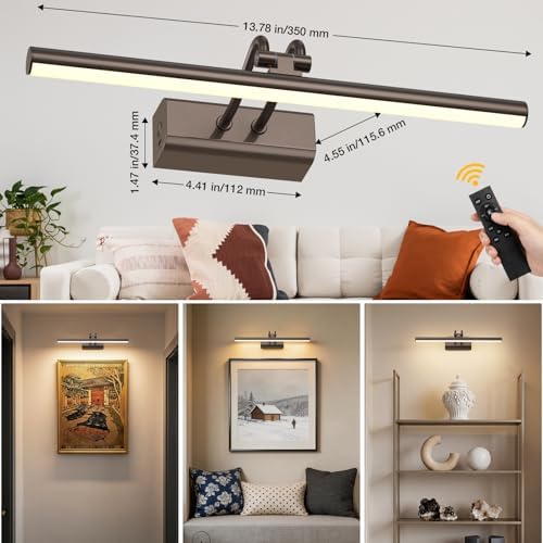 Picture Lights for Wall, Rechargeable, RF Remote - Image 2