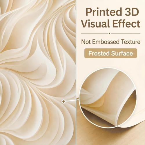Peel and Stick Wallpaper Beige Brown Abstract Self Adhesive Removable - Image 3