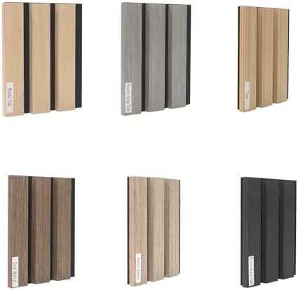 Yuzzy Wood Panels for Wall, Wood Slat Acoustic Panels, Sound Absorbing Wall by Yuzzy