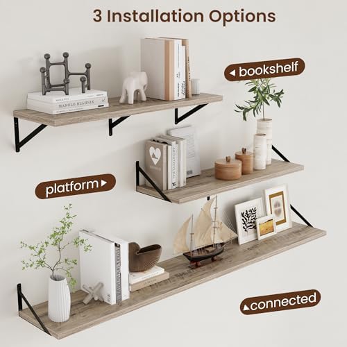 Axeman 12 Inch Deep Floating Shelves - Image 4
