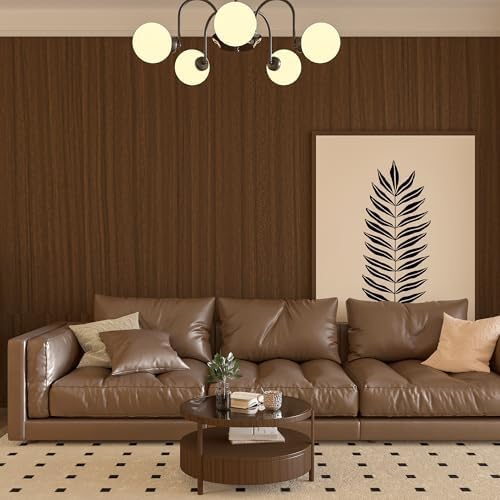 BAYYA Walnut Contact Paper for Cabinets and Drawers Oak Wood Vinyl Wrap - Image 4