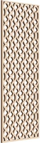 Resort Decorative Pierced Fretwork Wood Wall Panels, 13 3/8"W x 34 3/8"H x 3/8"T by EkenaMillwork
