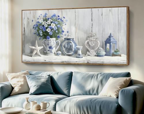 Nicetop Large Framed Artwork for Walls – Coastal Rustic Farmhouse Art Prints - Image 2