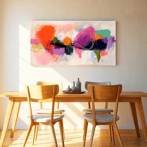 Abstract Wall Art Colorful Canvas Art Wall Decor - Image 4