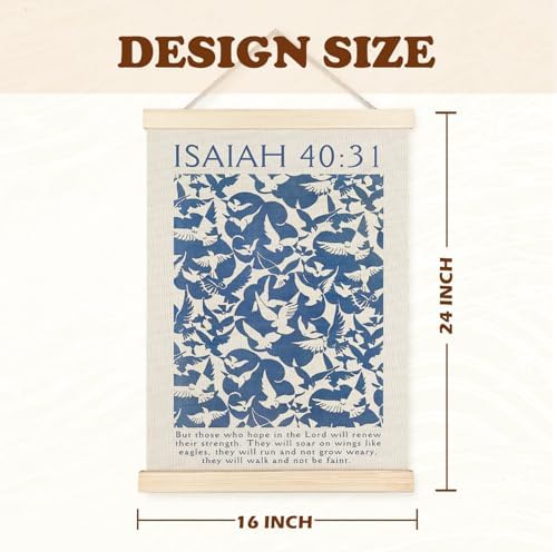 Supwhd Isaiah 40:31 Eagles Christian Wall Art - Image 6