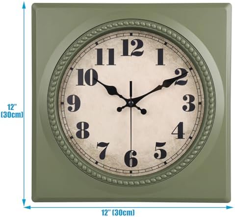 Vintage Wall Clock 1950s Style - Image 3