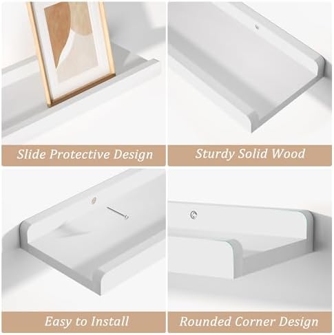 Love-KANKEI White Floating Shelves - Image 6