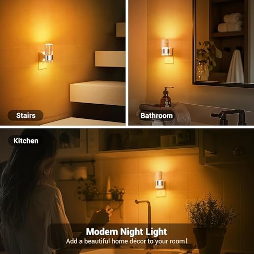 JandCase Night Light, Automatic Night Lights Plug into Wall - Image 6