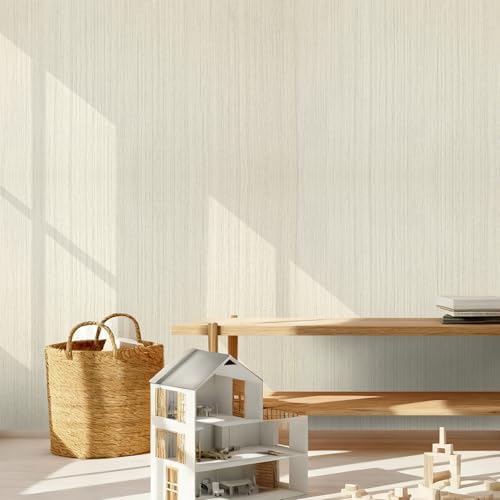 Grasscloth Wallpaper Peel and Stick Vintage Texture Contact Paper 16x196in - Image 2