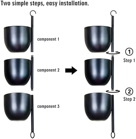 3-Tier Metal Hanging Planter - Image 3