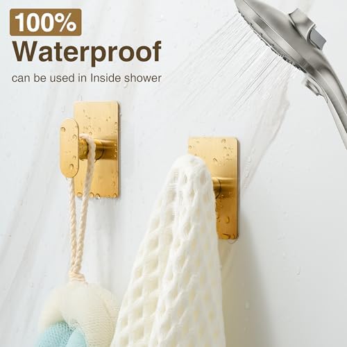 pickpiff Adhesive Towel Hooks: 20LB Extra Strong Wall Hanger - Image 5