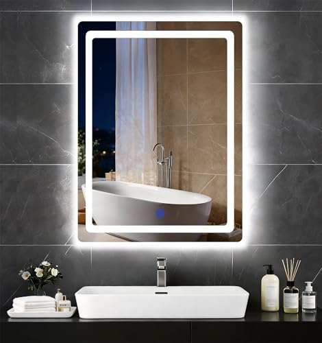 18“ x 24” LED Bathroom Smart Mirror, Rectangle Mirror by Aurogskytractorattachments