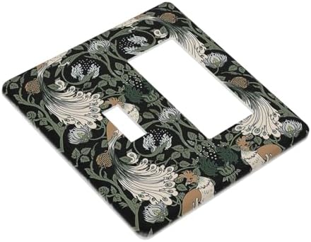 Outlet Covers William Morris Vintage Floral Plants And Birds 1 Toggle 1 Rocker - Image 3