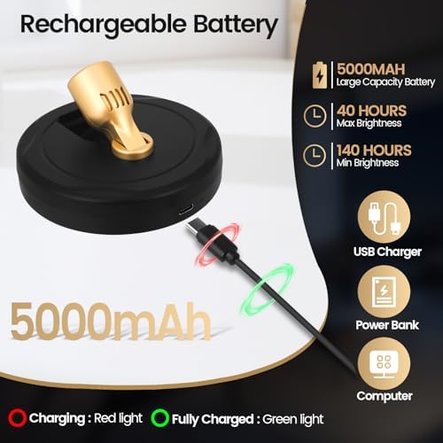 HAMVIDNE LED Spotlights Indoor, Rechargeable Battery Picture Display Lights - Image 2