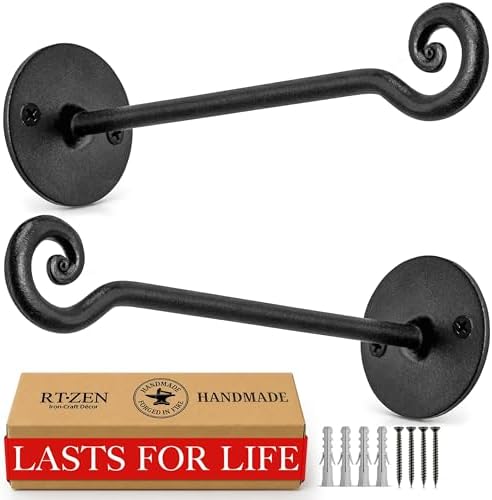 RTZEN Plant Hangers Outdoor or Indoor Heavy Duty Wall Bracket Hooks by RTZEN