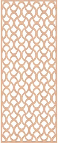 Resort Decorative Pierced Fretwork Wood Wall Panels, 17 3/8"W x 44 3/8"H x 1/4"T - Image 2
