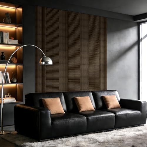 WADILE 16 Pack Self Adhesive Acoustic Wall Panels in Wood Look 11.8"x15.7" - Image 4