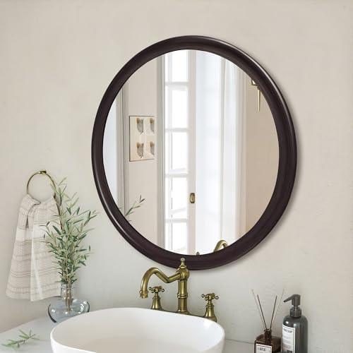 CULER Round Wall Mirrors 24 Inch - Image 4