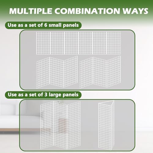 Grid Wall Panels 3 Pcs, Commercial Grade Gridwall Panels, Metal Grid Wall Panel - Image 4