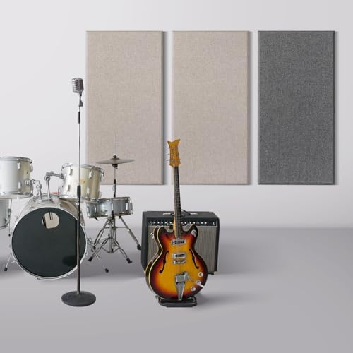 2 Pack Acoustic Panels 47.2"x23.6"x2" Soundproof Fiberglass Panels - Image 3