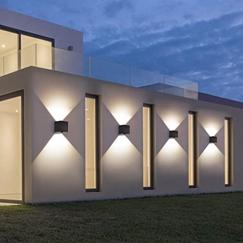 2 Pcs Outdoor Wall Lights Exterior/Interior G9 Wall Sconces Up and Down Lights - Image 3