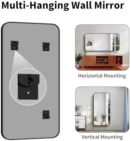 Koonmi Bathroom Wall Mirror, 30x60 Inch Large Vanity Mirror - Image 5