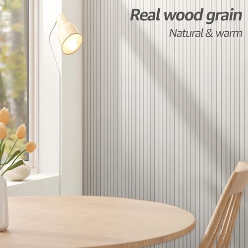 Art3d 108 x 6 in WPC Wood Slat Wall Panels, 3D Wall Accents - Image 6