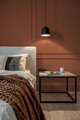 Yasinet Dark Orange Wallpaper Solid Color Contact Paper Dark Orange Self - Image 2