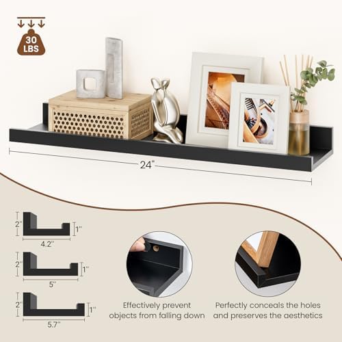 Heimlove 24 Inch Picture Ledge Shelf - Image 3