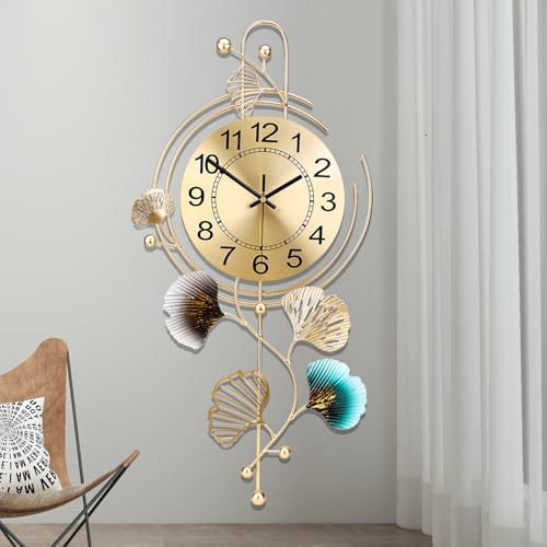 FILLOVE Elegant Metal Wall Clock - Image 5