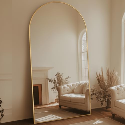 81"x41" Arched Full Length Mirror, Large Floor Mirror - Image 2