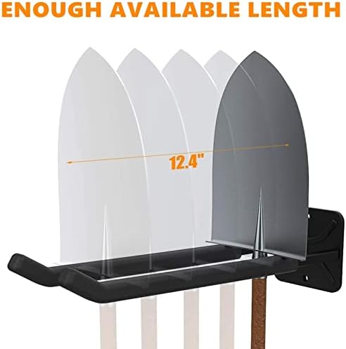 TORACK 4-Pack Garage Storage System Hooks, Wall Mount Tool Organizer - Image 3
