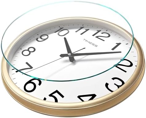 TIMESS 13-Inch Silent Non-Ticking Analog Wall Clock - Image 3