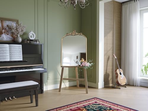 Arched Antique Gold Wall Mirror - Image 2