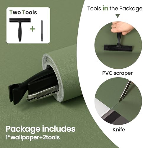 Green Contact Paper Peel and Stick Wallpaper - Image 5