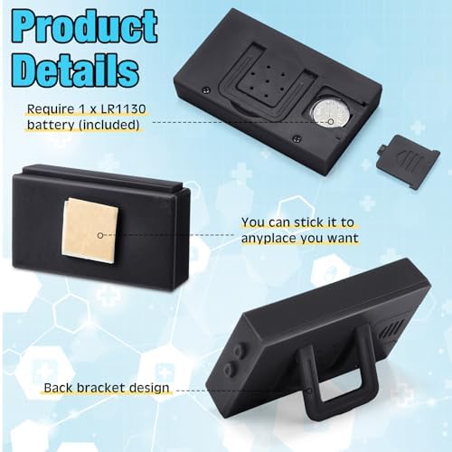 Frienda 3 Pieces Mini Small Digital Clock Stick On - Image 4