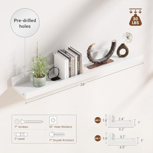 Heimlove 24 Inch Picture Ledge Shelf - Image 2