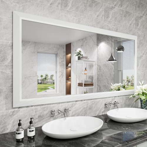 Amorho Bathroom Mirror for Wall 60x30 Inch by Amorho