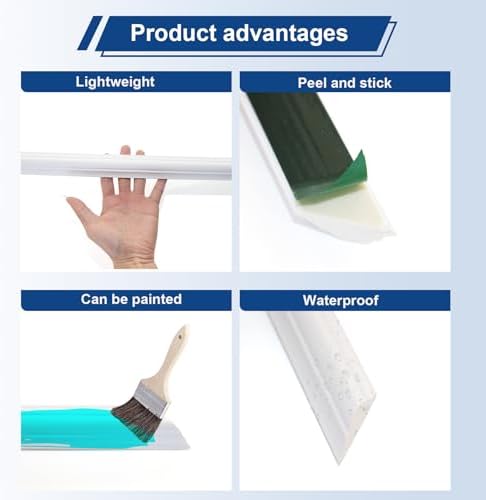 NeatiEase Peel and Stick Wall Molding Kit 6-Frame Pre-Made, Ready-to-Assemble - Image 5