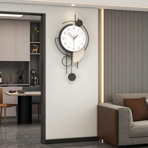 Large Modern Decorative Silent Wall Clock - Image 3