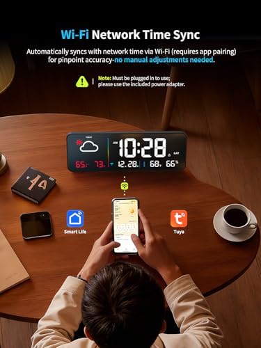 Digital Wall Clock, Digital Clock Large Display - Image 2