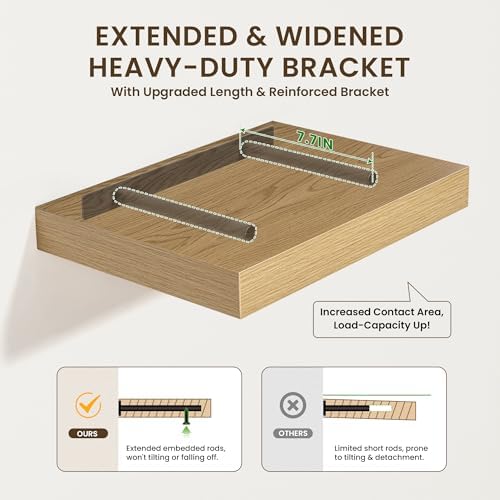 FLYJOE 40 Inch Floating Shelves - Image 6