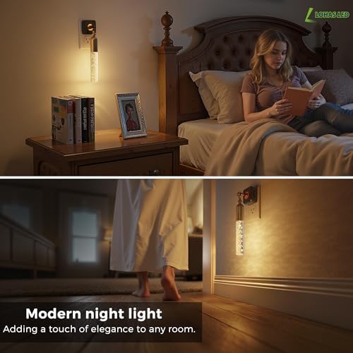 L LOHAS LED Night Lights Plug into Wall 2 Pack 0-100LM Dimmable Night Light - Image 6