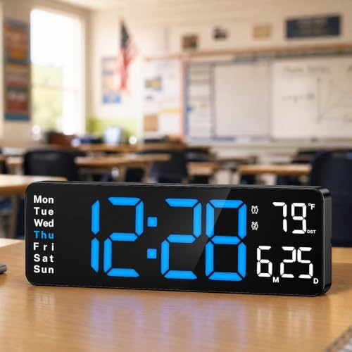 Digital Clock Large Display by Brauthon