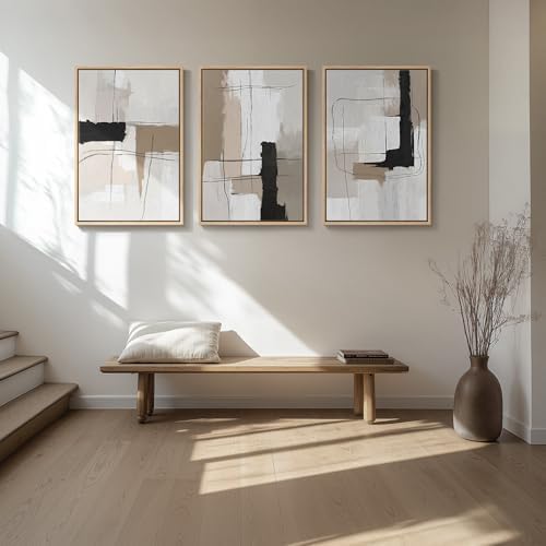 Large Framed Abstract Wall Art, 20x30 In - Image 2