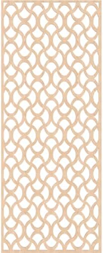 Resort Decorative Pierced Fretwork Wood Wall Panels, 31 3/8"W x 79 3/8"H x 1/4"T - Image 4