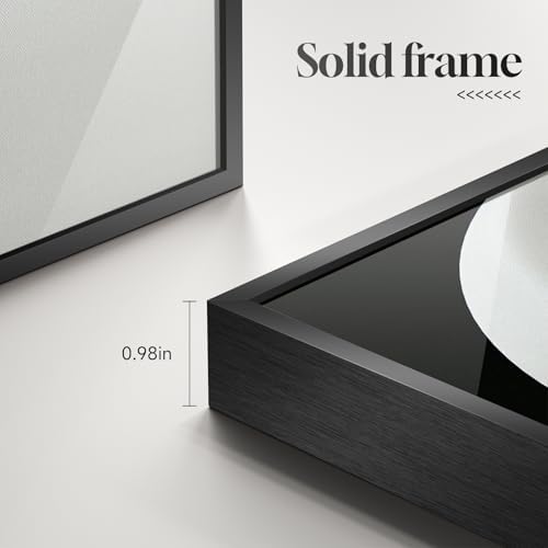 Large Framed Modern Elegant Abstract Wall Art Decor Set of 2, 24x36 In - Image 6