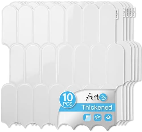 Art3d 10-Pack Arrowhead Design Wall Tile, Peel and Stick Backsplash by Art3d