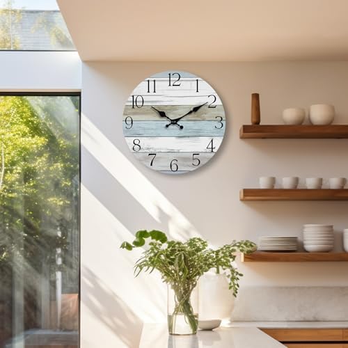 16 Inch Wall Clock, Silent Battery Operated Analog Clock - Image 3