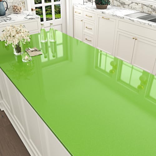 Lime Green Contact Paper for Desk Self Adhesive Colored Vinyl Wrap - Image 2